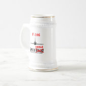 コールサインが付いているF-106マグ ビールジョッキ (正面左)