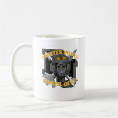 コールサインが付いているF-35マグ コーヒーマグカップ (左)