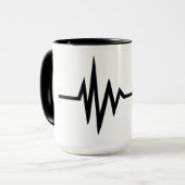 コールサインマグ付きカスタマイズの周波数回線 マグカップ (正面左)