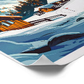 コールシュヴェル旅行ポスターフランスクールシュヴェル旅行 ポスター (角)