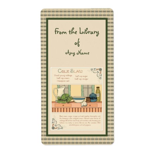 コールスロー ラベル (正面)