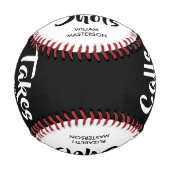 コールズザショットカップルズおもしろい引用文 野球ボール (裏面)