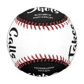 コールズザショットカップルズおもしろい引用文 野球ボール (正面)