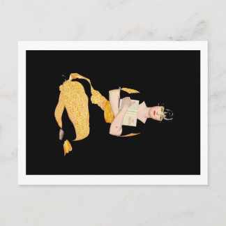 コールズフィリップスのFadeaway女の子-日記 ポストカード