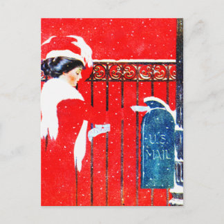 コールズPhillipのビクトリアンなクリスマス シーズンポストカード