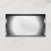 コールセンターのカスタマーサポート |メタル縁ど 名刺 (裏面)