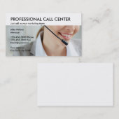 コールセンターのマーケティング 名刺 (正面/裏面)