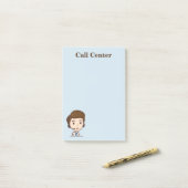 コールセンターのメモ ポストイット (デスク上)
