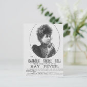 コールタール性の発煙筒のための広告 ポストカード (スタンド正面)