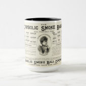 コールタール性の発煙筒のコーヒー・マグ マグカップ (中央)