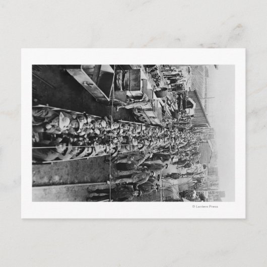 コールダレンを積み上げるチャンス鉱山労働者 ポストカード (正面)