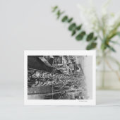 コールダレンを積み上げるチャンス鉱山労働者 ポストカード (スタンド正面)