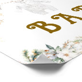 コールドアウトアウトクロストラインベビーシャワーバー ポスター (角)