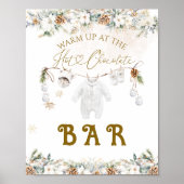 コールドアウトアウトクロストラインベビーシャワーバー ポスター (正面)