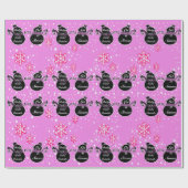 コールドアウトサイドピンク包装紙 ラッピングペーパー (フラット)