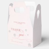 コールドアウトサイネストングリッター冬季ベビーシャワー フェイバーボックス (オープン)