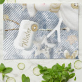 コールドウィンター雪だるま キッチンタオル (折り畳み)