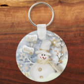 コールドウィンター雪だるま キーホルダー (正面)