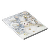 コールドウィンター雪だるま ノートパッド (アングル)