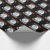 コールドウェザーランニングランナー – 雪の多いおもしろい ラッピングペーパー (角)