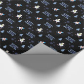 コールドウェザー走ズクリスマス雪だるま ラッピングペーパー (角)