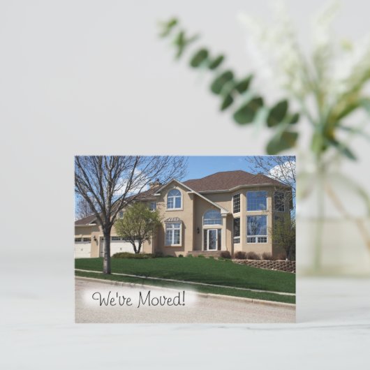 コールドウェルバンカーポストカード:引っ越しました 案内ポストカード (スタンド正面)