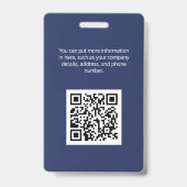 コールドウェルバンカーIDカードブルー バッジ (裏面)