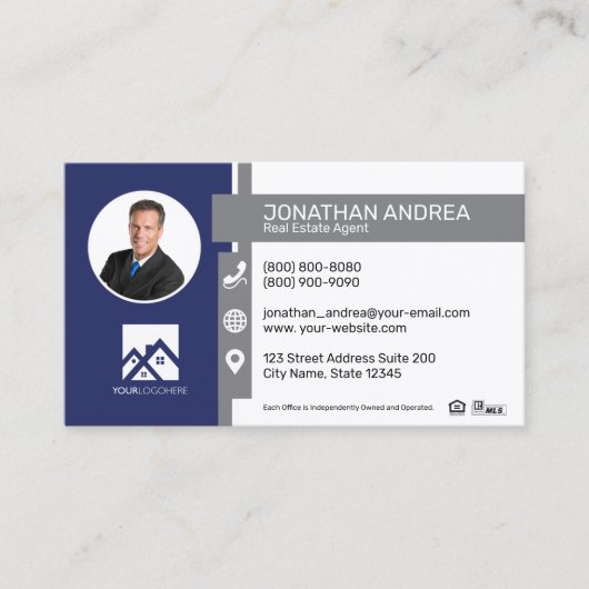 コールドウェル·バンカー·名刺19702 名刺 (正面)