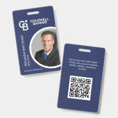 コールドウェル・バンカー ID カード ブルー バッジ (正面＆裏面)