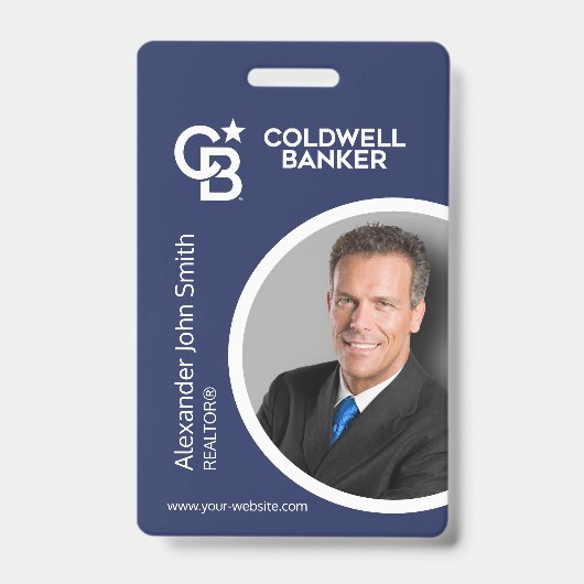 コールドウェル・バンカー ID カード ブルー バッジ (正面)