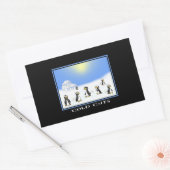 コールドカットのステッカー 長方形シール (封筒)