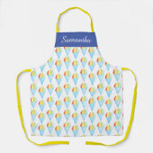 コールドカラフルコーンのデザート エプロン (正面)