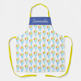 コールドカラフルコーンのデザート エプロン
