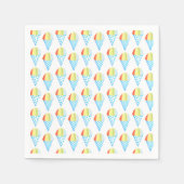 コールドカラフルコーンのデザート スタンダードカクテルナプキン (正面)