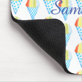 コールドカラフルコーンのデザート マウスパッド (コーナー)