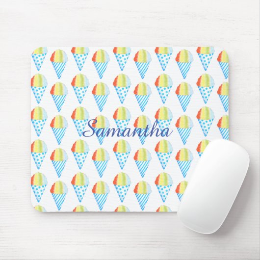 コールドカラフルコーンのデザート マウスパッド (マウス)