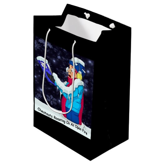 コールドクリスマスカロラーミディアム抱き枕 ミディアムペーパーバッグ (正面アングル)