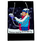 コールドクリスマスカロラーミディアム抱き枕 ミディアムペーパーバッグ (正面)