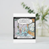 コールドクリーン手W/Gunsギフトおもしろい&ティー ポストカード (スタンド正面)