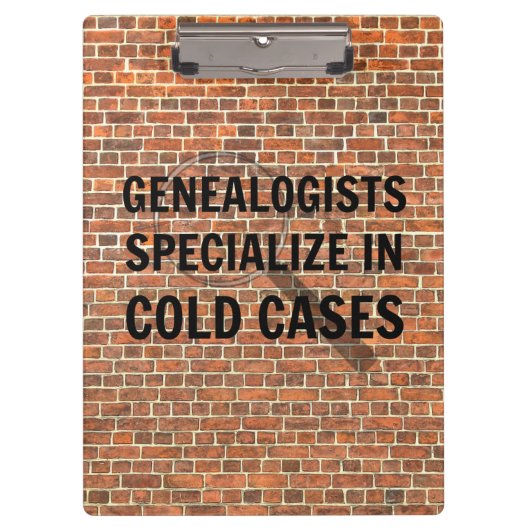 コールドケースクリップボード クリップボード (正面)