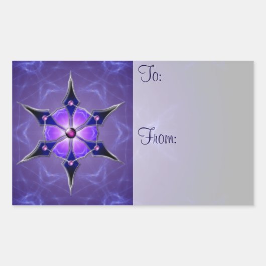 コールドスタライトギフトラベルシール 長方形シール (正面)