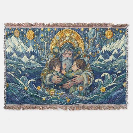 「コールドナイト・ストロングアームズ」ブランケット スローブランケット (正面)