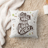 コールドノーズ暖かいハート クッション (ブランケット)