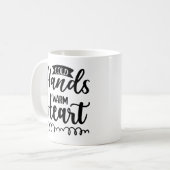 コールドハンズウォーミングハート コーヒーマグカップ (正面左)