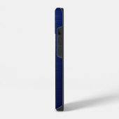 コールドブルーメッシュ iPhoneケース (左側面)