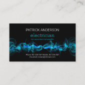 コールドブルー稲妻ストライク電気工事請負業者 名刺 (正面)