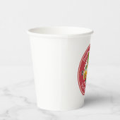 コールドプレスジュースSmoothiesフルーツショップスタッフ名 紙コップ (右)