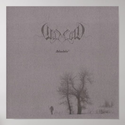 コールドワールドバンドブラックメタルデスヘビースラッシュゴシック ポスター (正面)