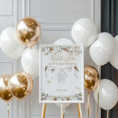 コールド外部の最も近いライン赤ちゃんシャワーへようこそ ポスター