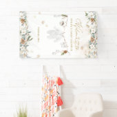 コールド外部の最も近いライン赤ちゃんシャワーへようこそ 横断幕 (インサイチュ)